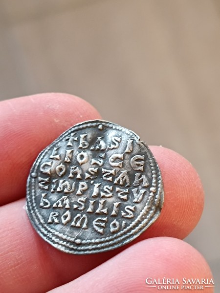 Basil I Bizánci ezüst pènz