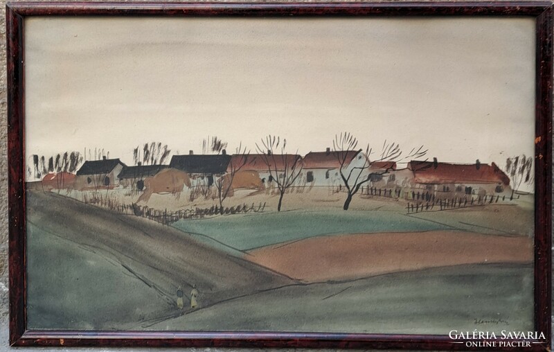 Iván Hessky (1890-1950) : landscape