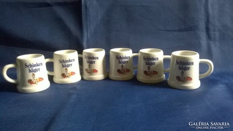 6 Piece Ceramic Stamping Cup Set 1.