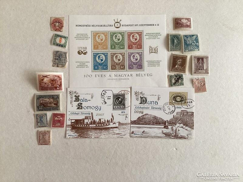 Hungarian stamp package.