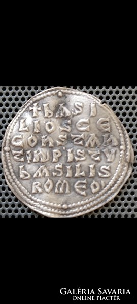 Basil I Bizánci ezüst pènz