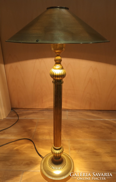 Empire style copper table lamp. Negotiable.