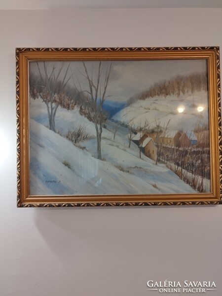 János Horváth: winter landscape