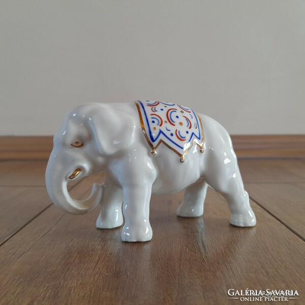 Antique zsolnay porcelain elephant bushing