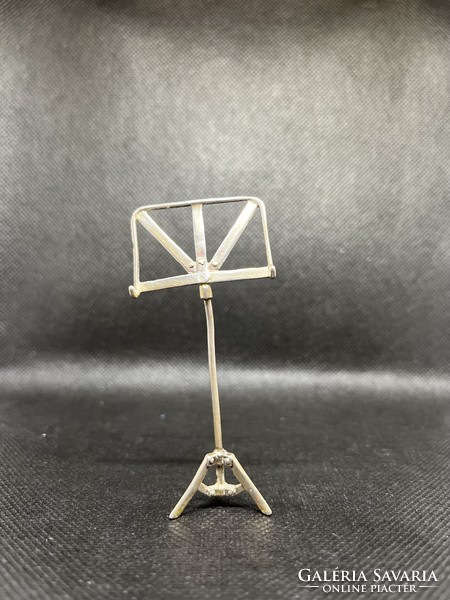 Silver miniature music stand