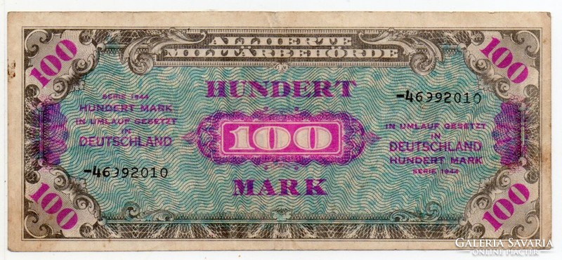Germany 100 German occupation marks, 1944, Soviet issue