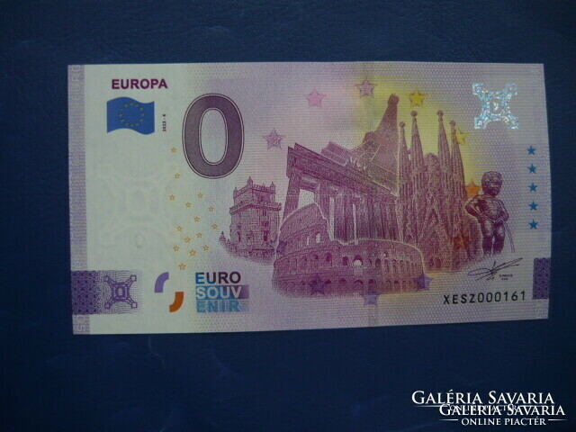 Germany 0 euro 2022 europa! Sagrada familia mannequin pis colosseum! Rare commemorative paper money! Ouch!