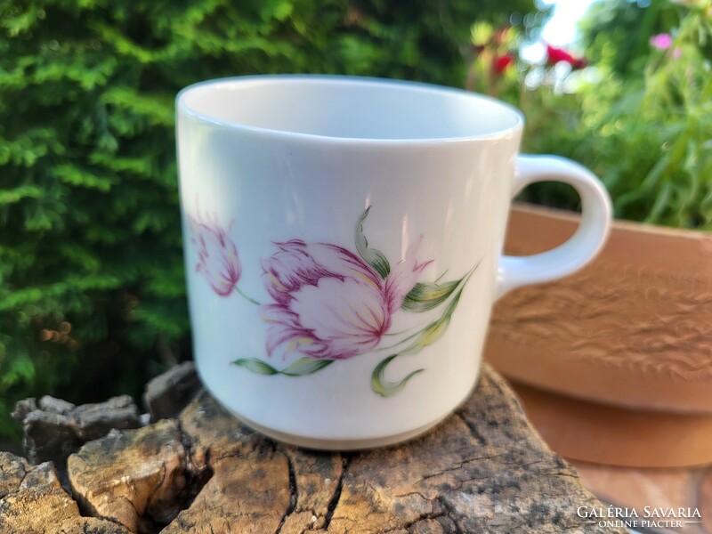 Alföld porcelain_rare, tulip factory mug