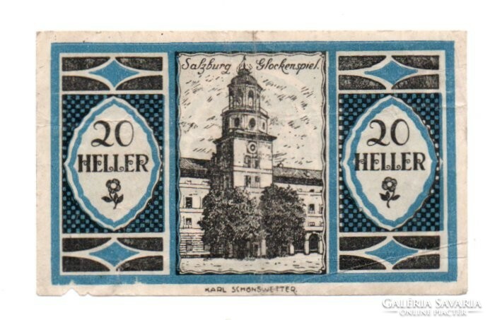 20  Heller 1920 Szükségpénz Ausztria