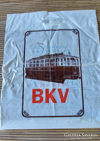 To the collection! Retro bkv old electric advertising bag, with fkbt travel advice - unused