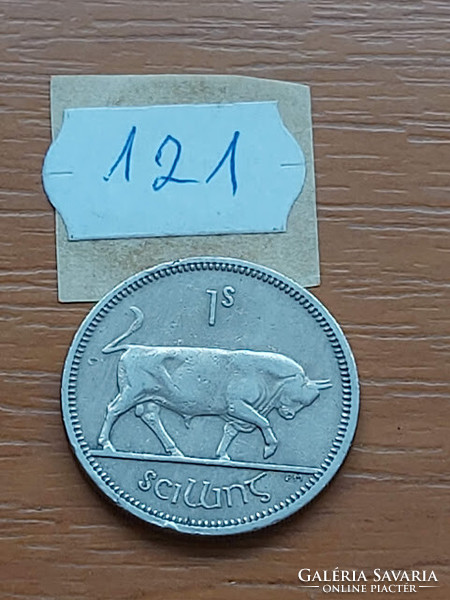 Ireland 1 Shilling 1962 Copper-Nickel Bull 121