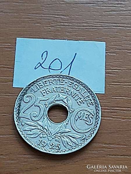 France 25 centimeter 1925 copper-nickel 201