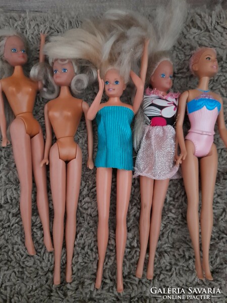 Retro vegyes Barbie baba csomag + a görkoris  Man