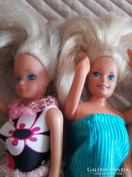Retro vegyes Barbie baba csomag + a görkoris  Man