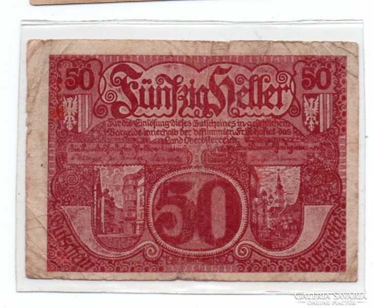 50  Heller  Szükségpénz  Ausztria