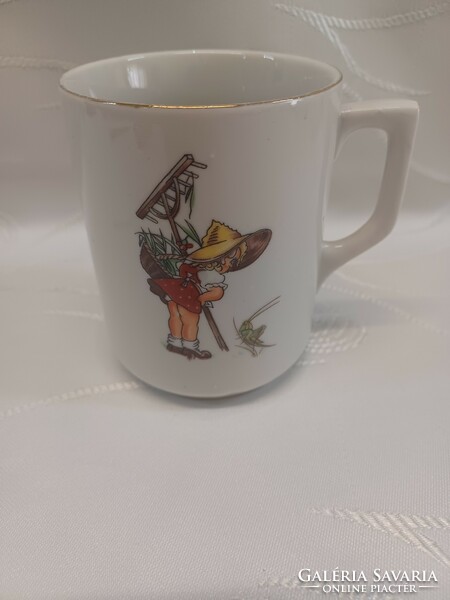 Zsolnay fairy tale patterned mug