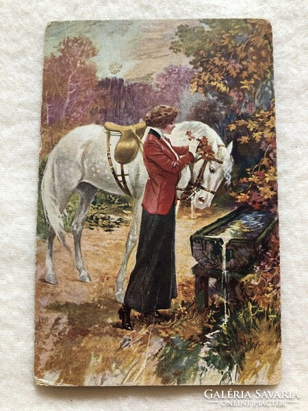 Antik, régi képeslap - 1917                                     -10.