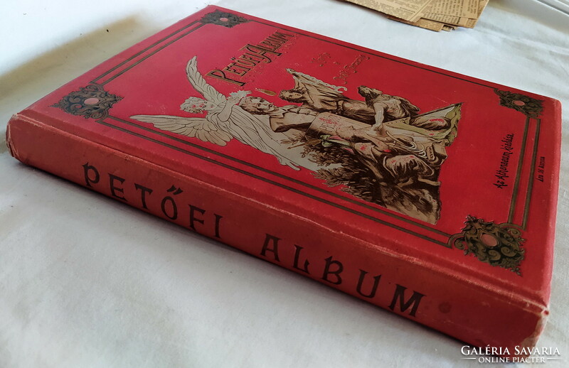1898. Petőfi album Petőfi society athenaeum edition decorative binding