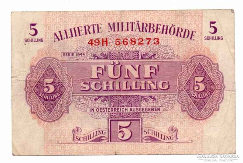 5  Schilling  1944  Ausztria