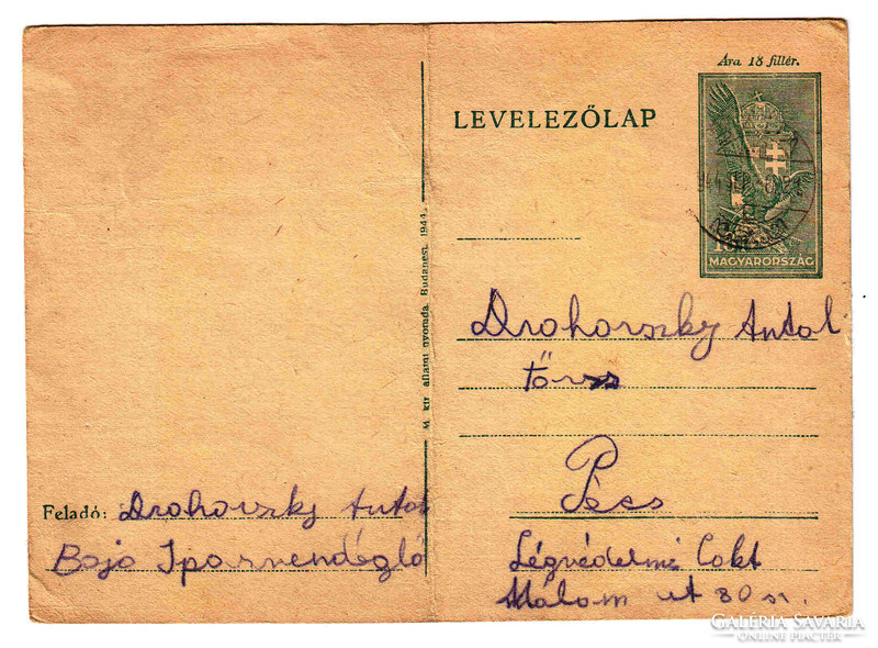 Levelezőlap / 1944