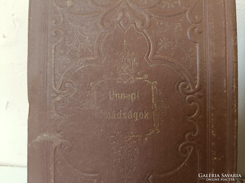 Antik zsidó héber magyar nyelvű imádságos könyv imakönyv 1902 judaika 2 kötet sérült 545 8879