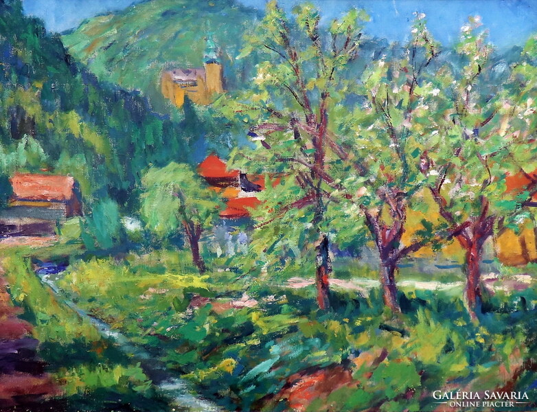 Gyula Szepes: spring landscape