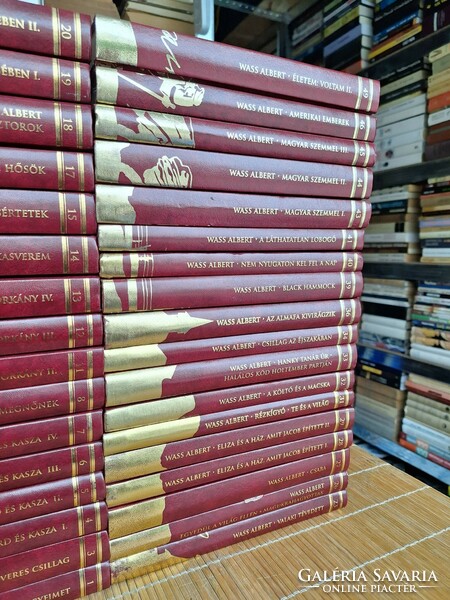 Wass Albert díszkiadás1-49. 34 kötete eladó. 225000.-Ft