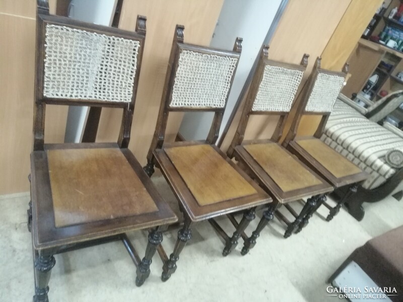 Ónémet fonott szék 4 db
