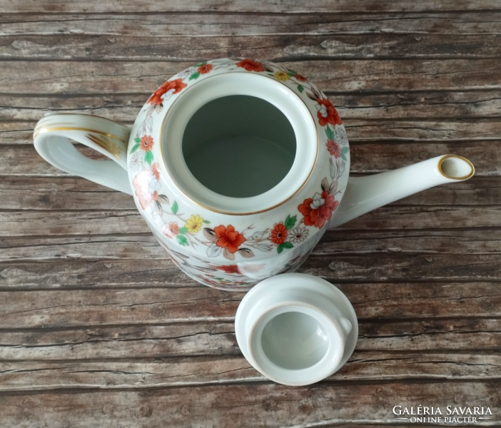 VISTA ALEGRE 'MAGNOLIA' FINOM PORTUGÁL PORCELÁN TEÁS VAGY KÁVÉS KANNA KIÖNTŐ