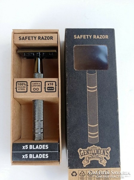 Profi biztonsági barber borotva 10 pengével