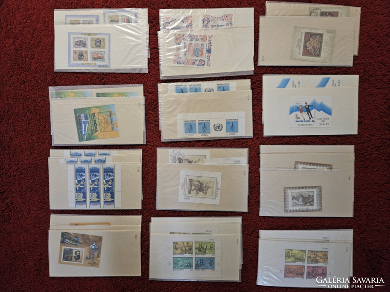 Stamp block collection - 21*3 packages - 1 clear and 2 stamped