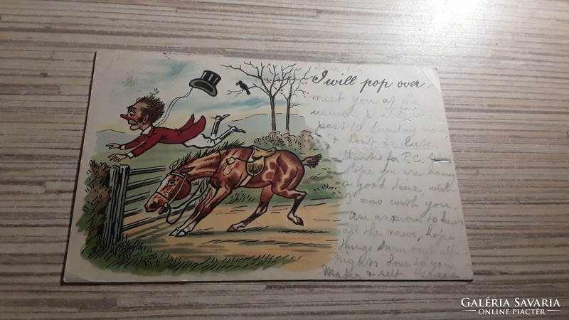 Antique humorous postcard.