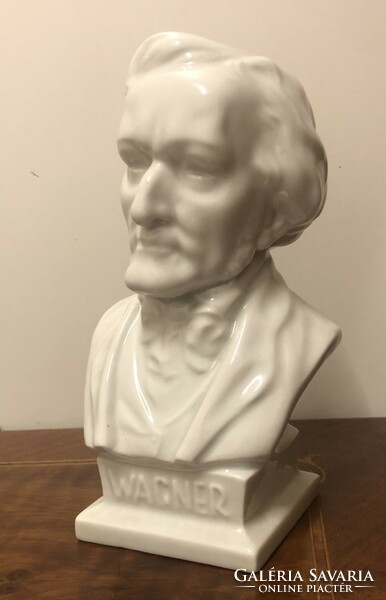 Herend white Wagner bust bust 22 cm high /rare/