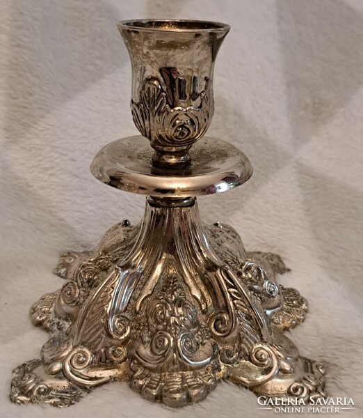 Silver-plated candle holder 1 (l4781)