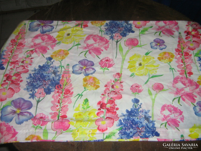 Beautiful vintage spring floral pillowcase
