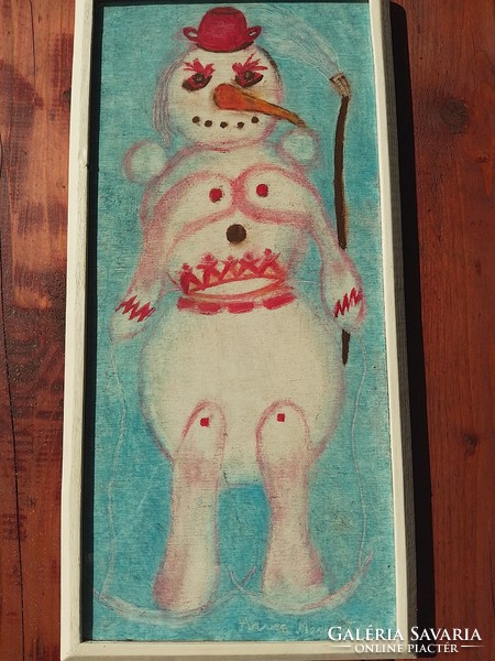 Winter puppet painting!