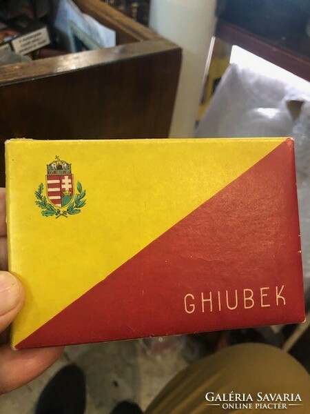 Cigar paper box, ghiubek, 11 x 7 cm. Hungarian, old.