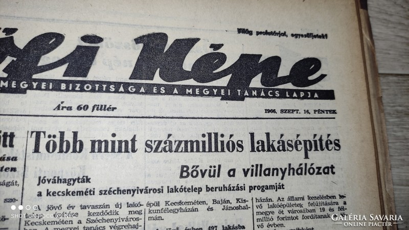 Petőfi Népe Újság egybekötve 1966