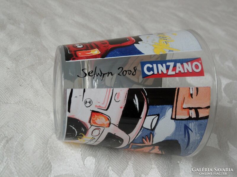 CINZANO üveg pohár