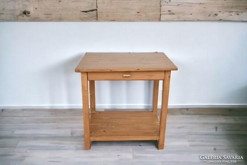 Old renovated wooden table farmhouse furniture