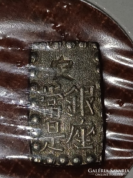 Japanese silver 1 shu-gin money from the samurai period