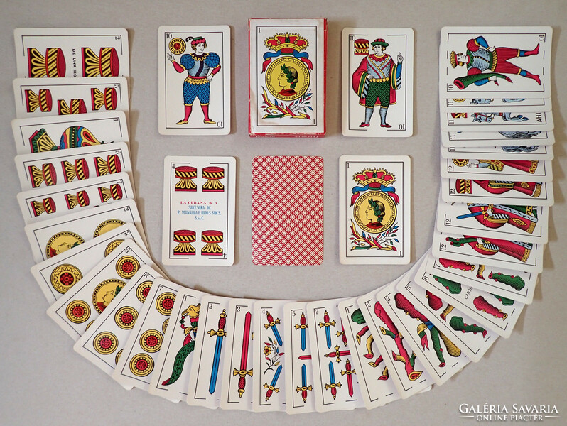 Retró vintage Naipes La Estrella spanyol amerikai mexikói kártya játék tarot jóskártya vetőkártya