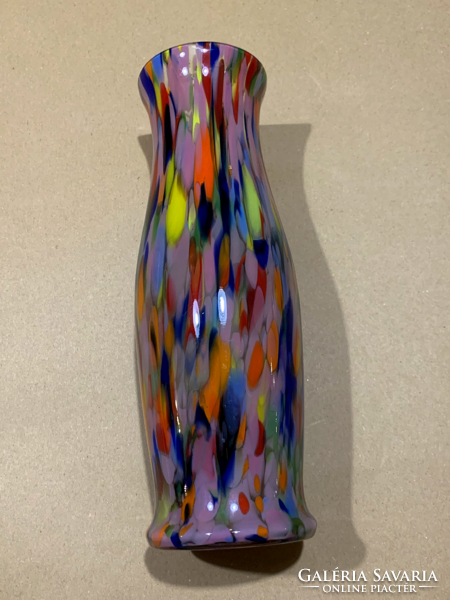 Színes üveg váza