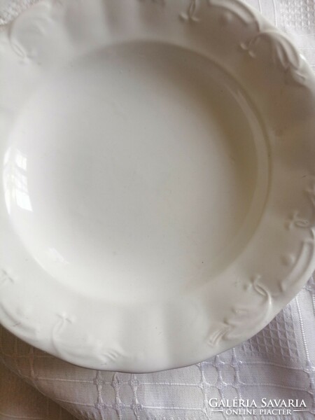 Inda mintás gránit fehér tányér 3darab