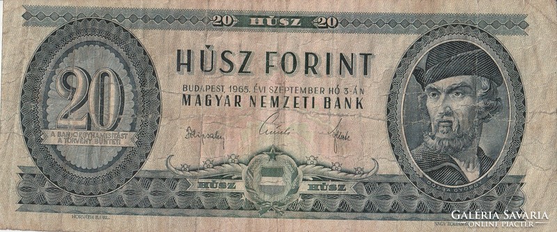 20 Forints (1965) c150
