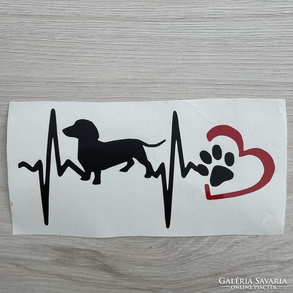 Dachshund, car, love, animal, EKG