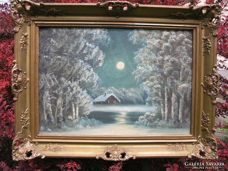 István Kéthely (Painter No. 20) - winter evening