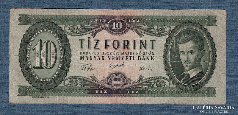 10 Forint 1957
