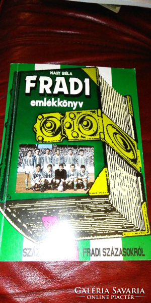 Extremely rare! - Fradi Béla memorial book 1994., Sports, soccer, football, ball games, newspaper, magazine