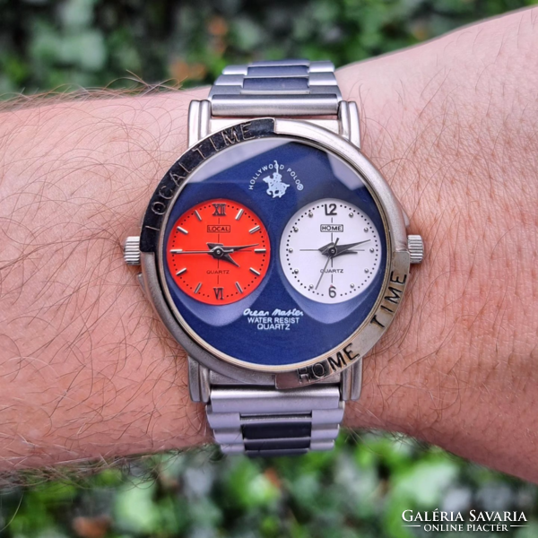 Ralph lauren polo dual time wristwatch